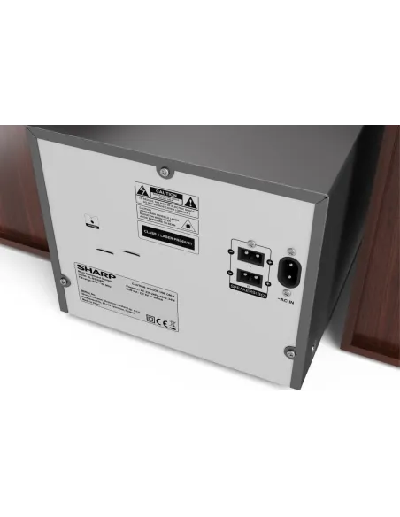 Sharp XL-B512(BR) sistema de audio para el hogar Microcadena de música para uso doméstico 45 W Marrón