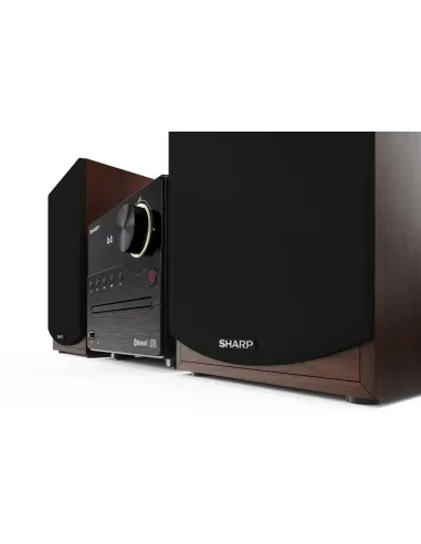 Sharp XL-B512(BR) sistema de audio para el hogar Microcadena de música para uso doméstico 45 W Marrón