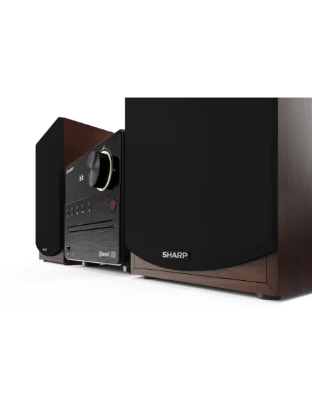 Sharp XL-B512(BR) sistema de audio para el hogar Microcadena de música para uso doméstico 45 W Marrón