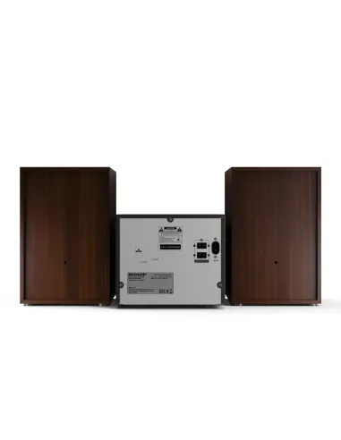 Sharp XL-B512(BR) sistema de audio para el hogar Microcadena de música para uso doméstico 45 W Marrón