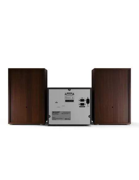 Sharp XL-B512(BR) sistema de audio para el hogar Microcadena de música para uso doméstico 45 W Marrón
