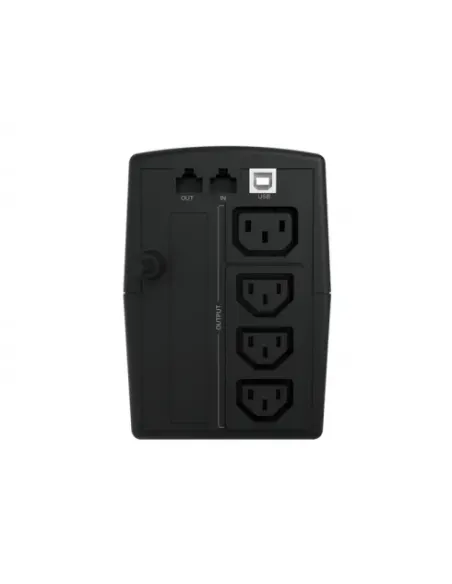 Conceptronic ZEUS01E sistema de alimentación ininterrumpida (UPS) Línea interactiva 0,65 kVA 360 W 4 salidas AC