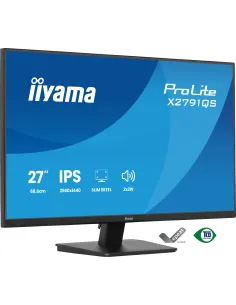 iiyama ProLite X2791QS-B1 pantalla para PC 68,6 cm (27") 2560 x 1440 Pixeles Quad HD LED Negro