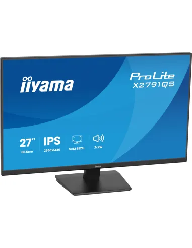 iiyama ProLite X2791QS-B1 pantalla para PC 68,6 cm (27") 2560 x 1440 Pixeles Quad HD LED Negro