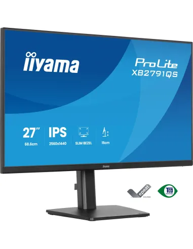 iiyama ProLite XB2791QS-B1 pantalla para PC 68,6 cm (27") 2560 x 1440 Pixeles Quad HD LED Negro