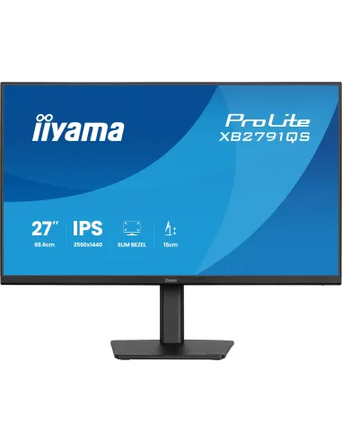 iiyama ProLite XB2791QS-B1 pantalla para PC 68,6 cm (27") 2560 x 1440 Pixeles Quad HD LED Negro
