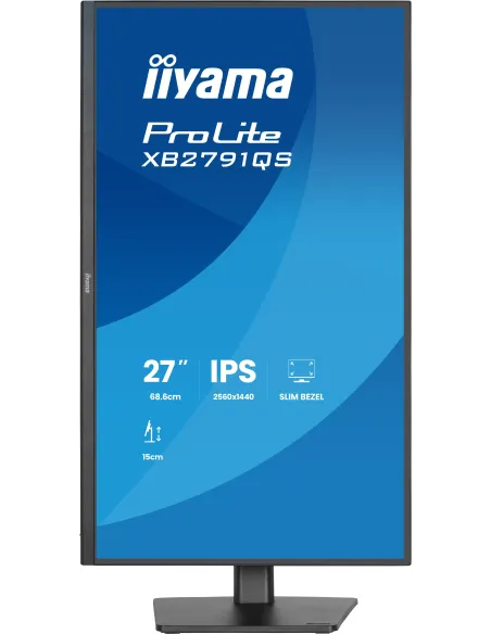 iiyama ProLite XB2791QS-B1 pantalla para PC 68,6 cm (27") 2560 x 1440 Pixeles Quad HD LED Negro