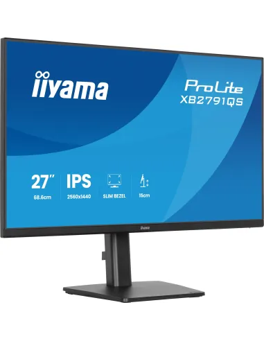 iiyama ProLite XB2791QS-B1 pantalla para PC 68,6 cm (27") 2560 x 1440 Pixeles Quad HD LED Negro