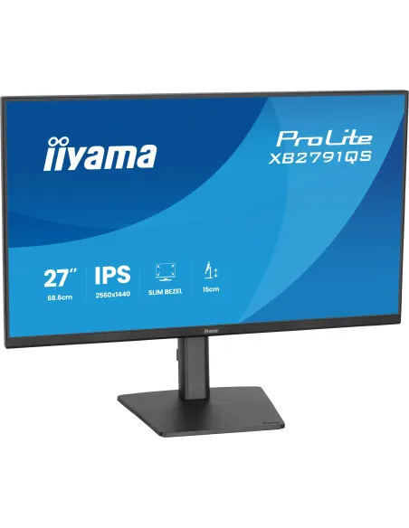 iiyama ProLite XB2791QS-B1 pantalla para PC 68,6 cm (27") 2560 x 1440 Pixeles Quad HD LED Negro