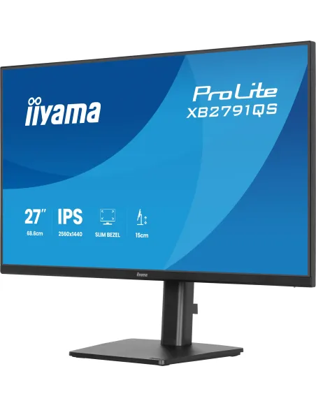 iiyama ProLite XB2791QS-B1 pantalla para PC 68,6 cm (27") 2560 x 1440 Pixeles Quad HD LED Negro