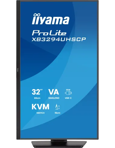 iiyama ProLite XB3294UHSCP-B1 pantalla para PC 80 cm (31.5") 3840 x 2160 Pixeles 4K Ultra HD Negro