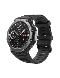 Amazfit T-Rex 3 3,81 cm (1.5") AMOLED 48.5 mm Digital 480 x 480 Pixeles Pantalla táctil Negro Wifi GPS (satélite)