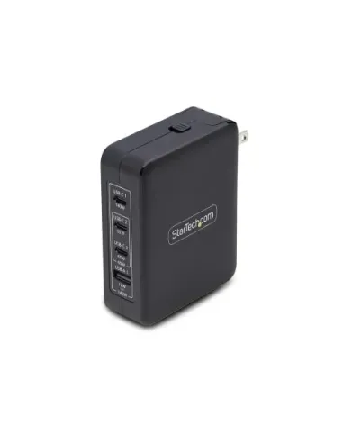 Cargador de pared para portatil gan startech 140w 4x usb tipo c
