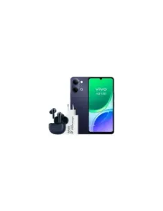 Smartphone Vivo Y21 4GB/ 256GB/ 6.74"/ 5G/ Negro/ Incluye Cargador + Auriculares