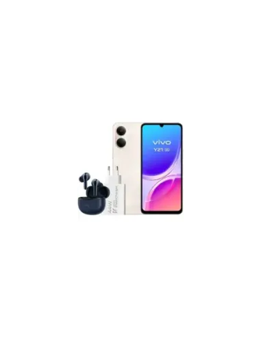 Smartphone Vivo Y21 4GB/ 256GB/ 6.74"/ 5G/ Oro/ Incluye Cargador + Auriculares
