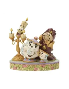 Figura enesco lumiere - la senora pott - chip y cogsworth