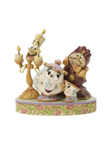 Figura enesco lumiere - la senora pott - chip y cogsworth