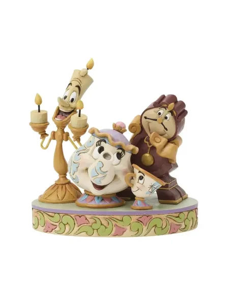 Figura enesco lumiere - la senora pott - chip y cogsworth