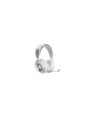 Steelseries Arctis Nova Pro Wireless Auriculares Inalámbrico y alámbrico Diadema Juego Bluetooth Plata, Blanco