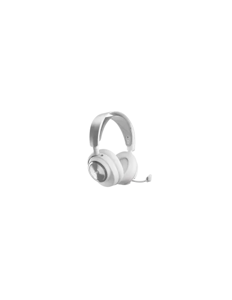 Steelseries Arctis Nova Pro Wireless Auriculares Inalámbrico y alámbrico Diadema Juego Bluetooth Plata, Blanco