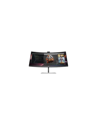 Monitor Profesional Ultrapanorámico Curvo HP Pro serie 7 34"/ WQHD/ Webcam/ Multimedia/ Regulable en Altura/ Plata