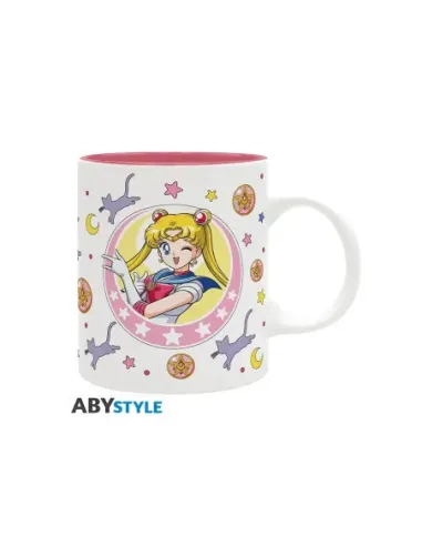 Taza sailor moon luna y patch 320 ml