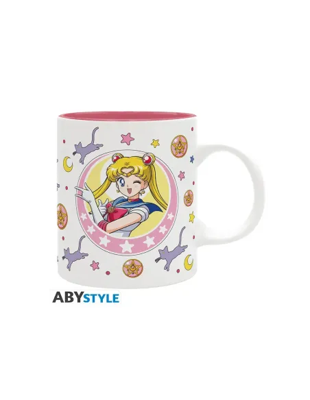 Taza sailor moon luna y patch 320 ml