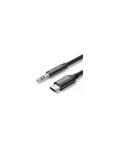 Cable Conversor Audio Vention BIFBF/ USB Tipo-C Macho - Jack 3.5 Macho/ 1m/ Gris