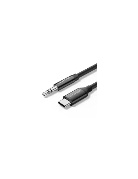 Cable Conversor Audio Vention BIFBF/ USB Tipo-C Macho - Jack 3.5 Macho/ 1m/ Gris