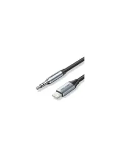 Adaptador Audio Vention BMCHG/ Jack 3.5 Macho - Lightning Macho/ 1.5m/ Gris