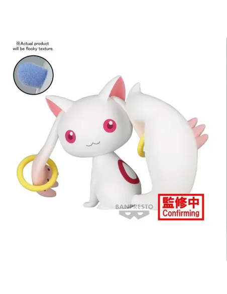 Figura banpresto puella magi madoka magica: the movie rebellion fluffy puffy kyubey 7cm