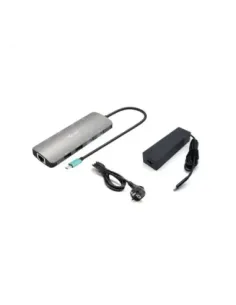 Docking station startech usb tipo c 8 en 1 + cargador 100w