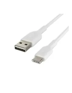 Cable usb tipo c a usb tipo a belkin 0.15m -  macho - macho -  blanco