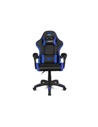 DRIFT Silla Gaming DR35 Negra-Azul Eléctrico