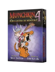 Juego de mesa munchkin 4: ¡que locura de montura! pegi 10
