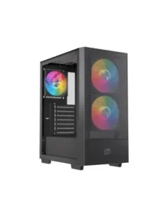 Caja ordenador gaming einarex p100 atx rgb cristal templado negra