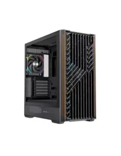 Caja ordenador gaming einarex p800 atx rgb cristal templado negra