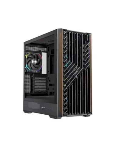 Caja ordenador gaming einarex p800 atx rgb cristal templado negra