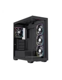 Caja ordenador gaming einarex s700 rgb atx cristal templado negra