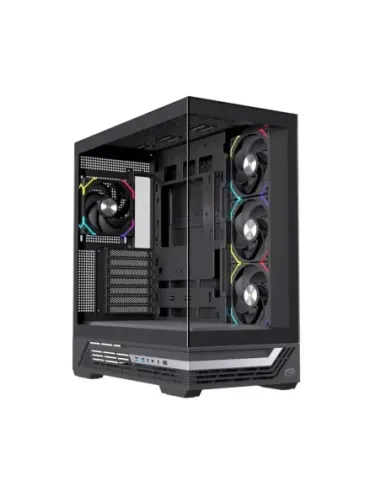 Caja ordenador gaming einarex s800 atx rgb cristal templado negra