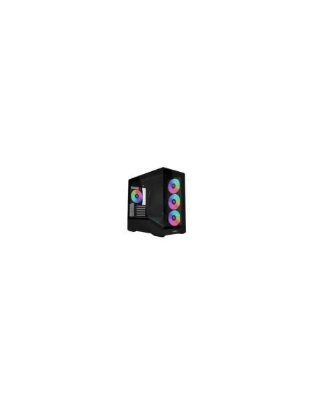 Caja ordenador gaming lian li vector v100r mini matx argb cristal templado negra