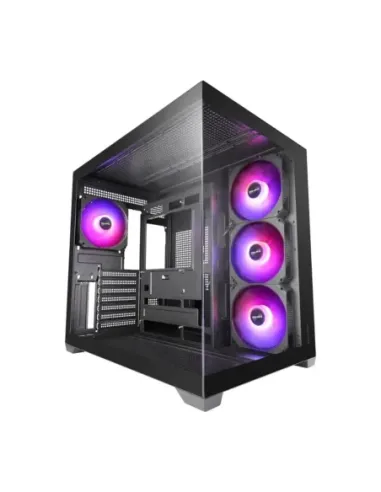 Caja ordenador mars gaming mcv5 atx argb cristal templado negra