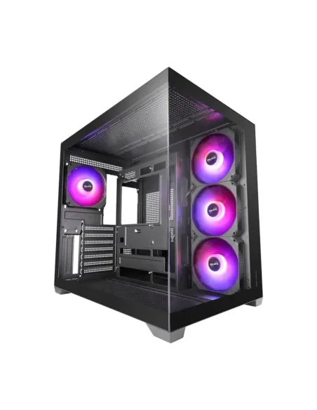 Caja ordenador mars gaming mcv5 atx argb cristal templado negra