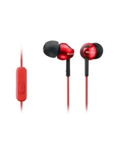 Auriculares sony mdr - ex110ap rojo