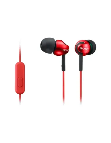 Auriculares sony mdr - ex110ap rojo