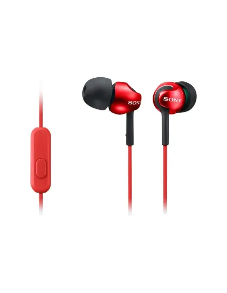 Auriculares sony mdr - ex110ap rojo