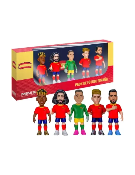 Minix españa mundial pack 5 jugadores