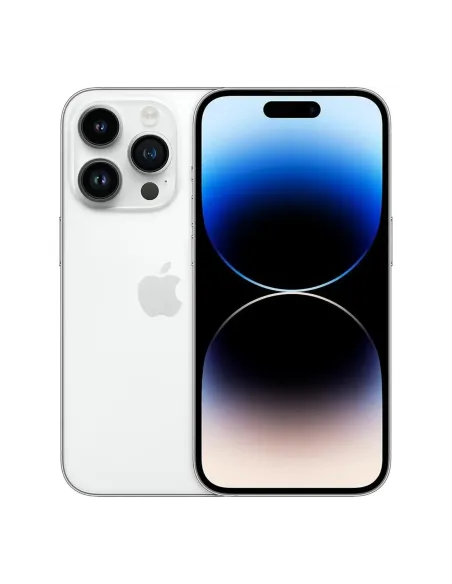 Telefono movil smartphone apple iphone 14 pro 5g - 128gb - 6.1 pulgadas plata acondicionado
