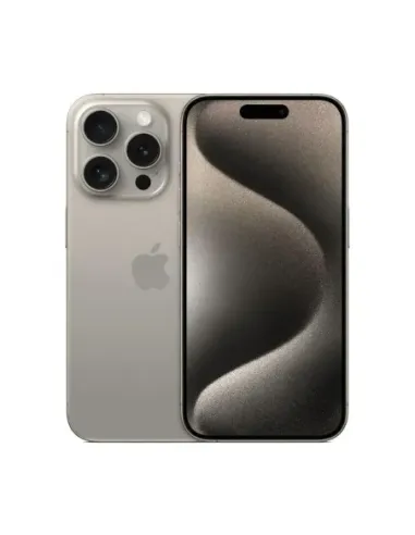 Telefono movil smartphone apple iphone 15 pro 5g - 128gb - 6.1 pulgadas titanium acondicionado