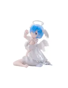 Figura banpresto re zero starting life in another world relax time rem sweet angel ver.